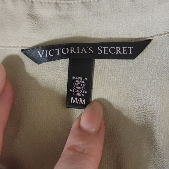Victoria's Secret Sheer Button Up Blouse Sz M - Picture 3 of 3